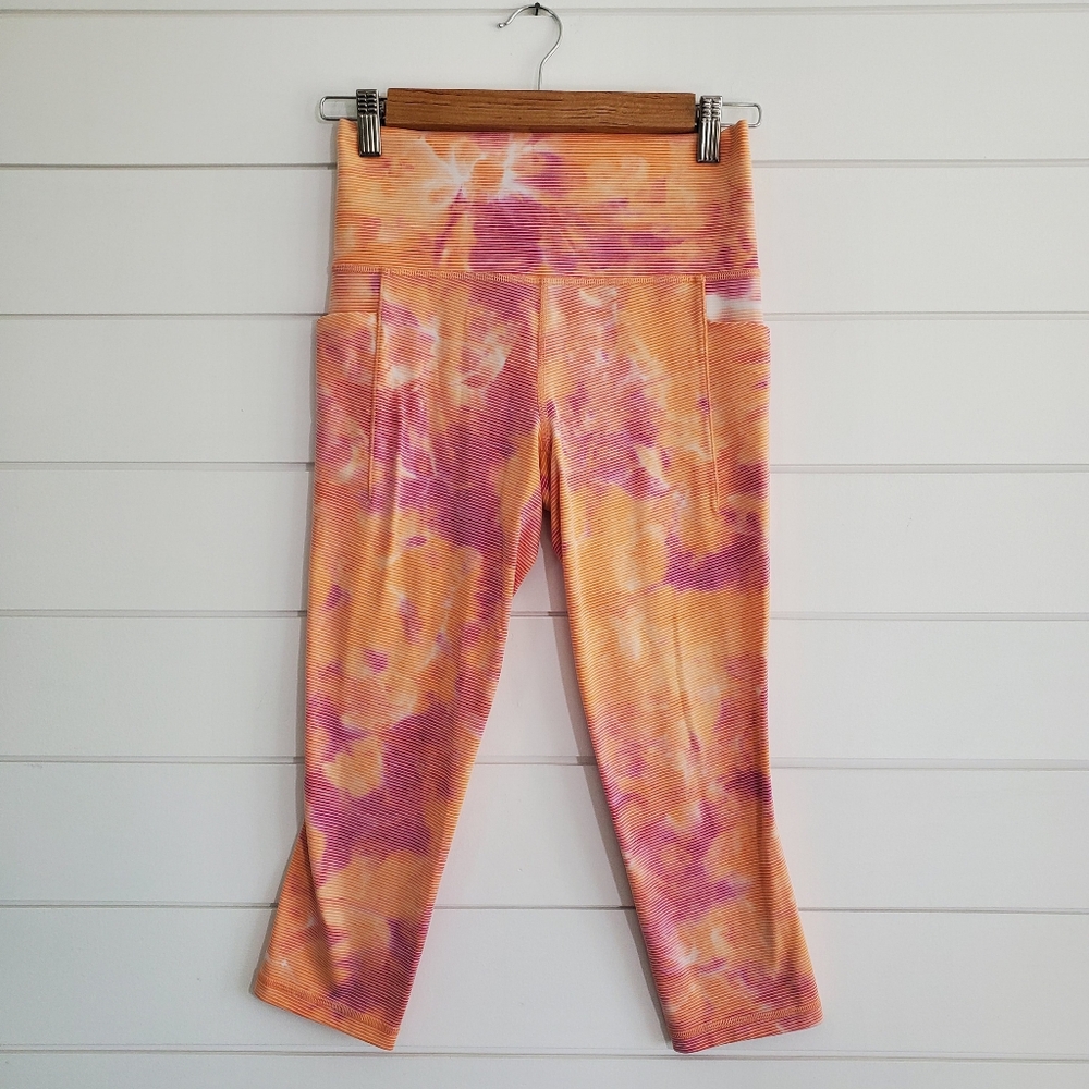 Athleta Women's Salutation Stash Pocket Capri Leggings Size S